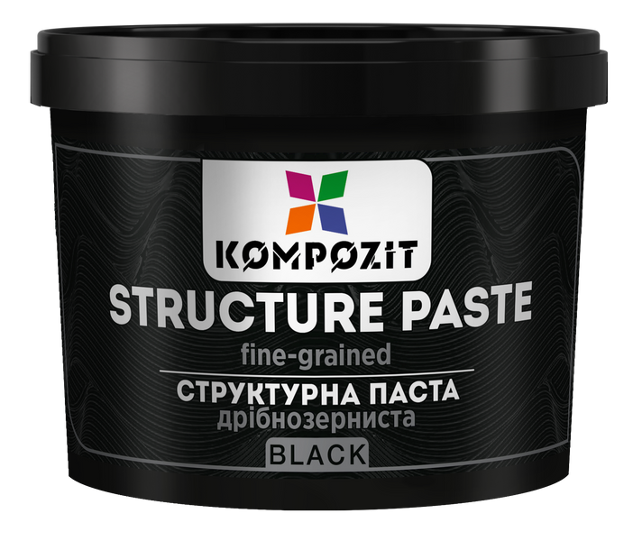 Паста структурная ART Kompozit мелкозернистая Чёрная 000889 фото
