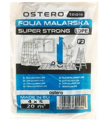 Плівка захисна SUPER STRONG-40, OSTERO, F2, 4м*5м 000947 фото