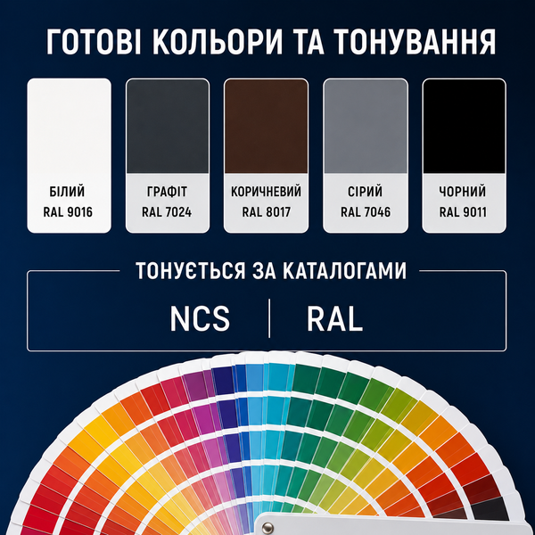 Фарба гумова універсальна UNIFLEX 001738 фото