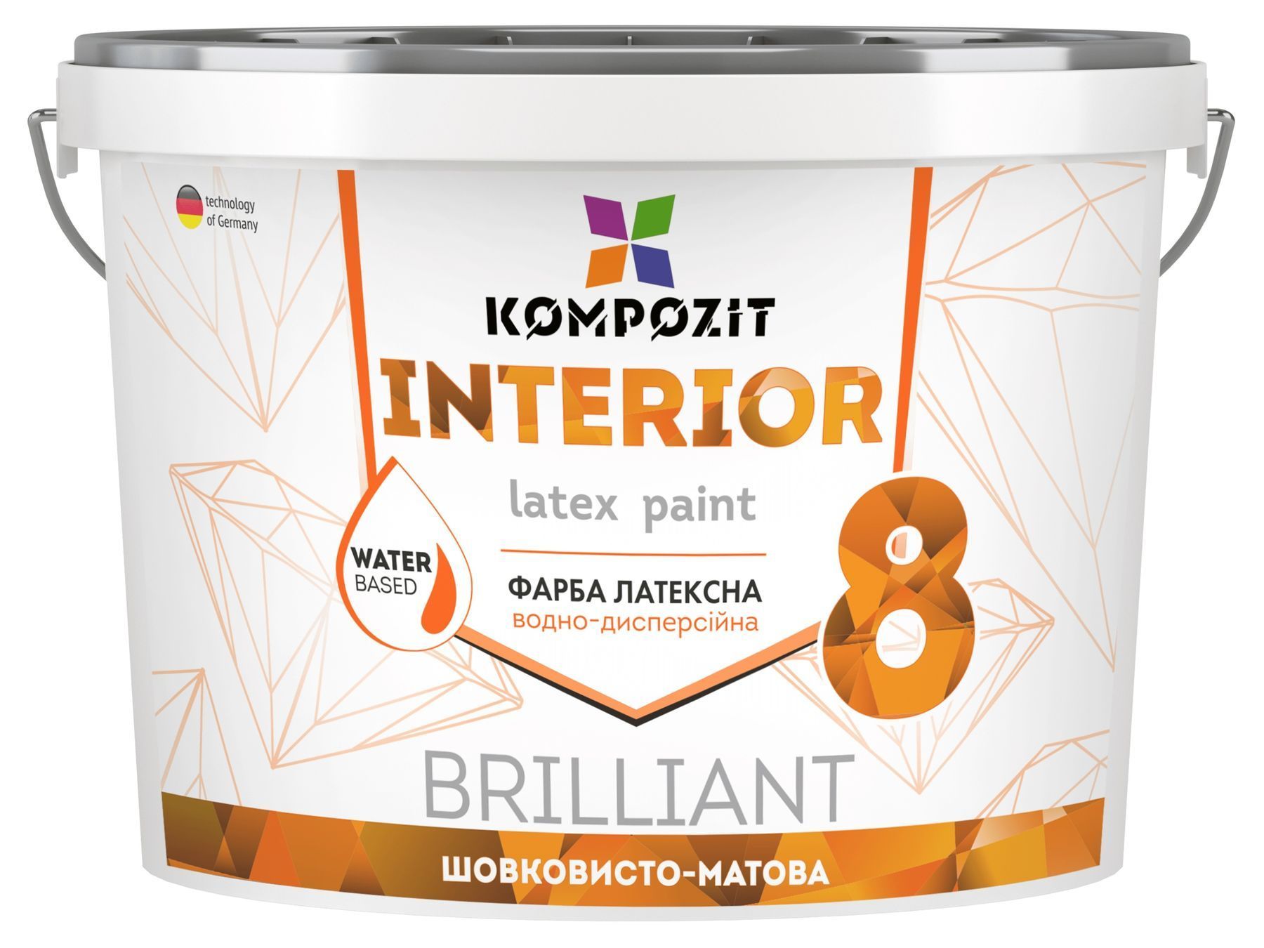 Купити Фарба інтер'єрна INTERIOR 8 001126 в інтернет магазині Kompozit